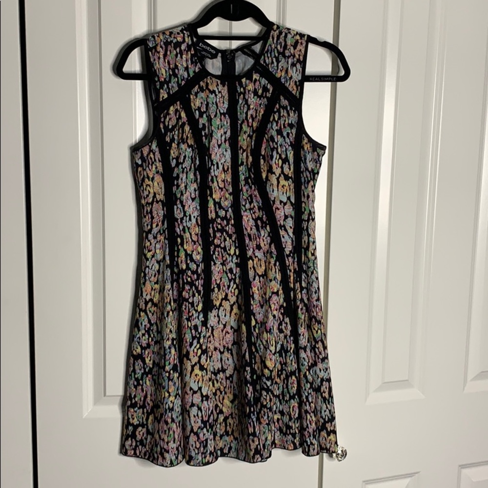 BRAND NEW LEOPARD BEBE DRESS